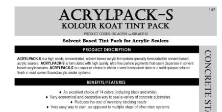 Acrylpack-S (Tint for Sealer)