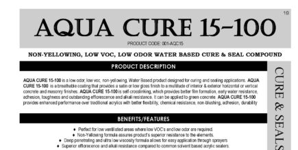 Aqua Cure 15-100